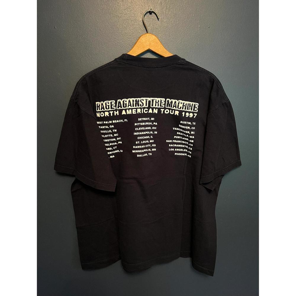 Vintage 1997 Rage Against The Machine Who Is Above The Law Band T Shirt